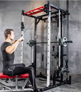 Máquina multifuncional para uso doméstico, equipo de <span class=keywords><strong>Fitness</strong></span> <span class=keywords><strong>DHZ</strong></span> Smith, estante de energía para sentadillas, a buen precio - Product Image 6