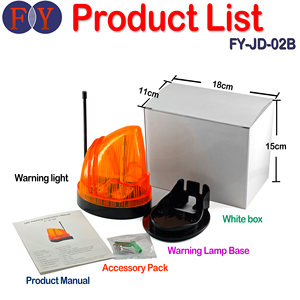 Feu de signalisation de sécurité pour moteur de porte coulissante, accessoire du fabricant d'origine, 24V-240V pour portes de <span class=keywords><strong>garage</strong></span> - Product Image 2