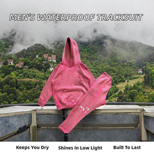 Chaqueta Cortavientos Personalizada Unisex, Impermeable, Reflectante, con Capucha, Estilo Vintage Retro, de Poliéster, para Otoño, de Peso Medio, Corte Regular - Product Image 2