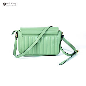 กระเป๋าสะพายไหล่แบบกําหนดเองกระเป๋าสะพายไหล่ผ้าไนลอนเรียบง่ายความจุสูงกระเป๋าสะพายข้างลายทาง - Product Image 2