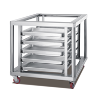 5 Pan abnehmbarer Dampf Rapid Baking Kombination Heißluft-Gas-Konvektion sofen mit Timer
