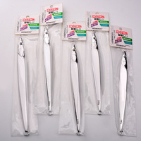 Leurre de pêche en métal pour lancer longue distance, jigging rapide en eau salée, appât artificiel en plomb avec doubles hameçons, pêche en bateau, appât bionique, pêche en mer