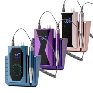 Perceuse à ongles professionnelle 40000 tr/min nouveau modèle E lime perceuse à ongles Machine <span class=keywords><strong>Pro</strong></span> mince perceuse à ongles électrique sans brosse <span class=keywords><strong>ponceuse</strong></span> pour manucure - Product Image 1