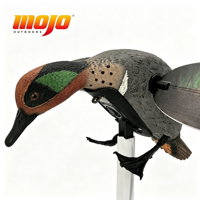MOJO Outdoors ES Green Wing Teal, leurre de chasse au canard volant en plastique, pratique, de qualité supérieure, durable et réaliste