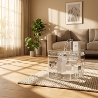 Fontaine à eau automatique sans fil à induction pour animaux de compagnie, coque en plastique, pour l'intérieur