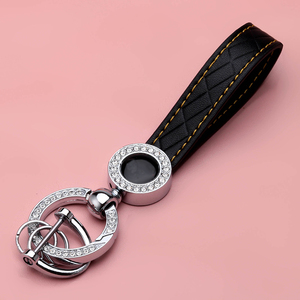 Bán Buôn OEM Xe Bằng Da Sang Trọng Móc Chìa Khóa Phụ Nữ Da Tổ Chức Phụ Nữ <span class=keywords><strong>Rhinestone</strong></span> <span class=keywords><strong>Keychain</strong></span> Chủ - Product Image 6