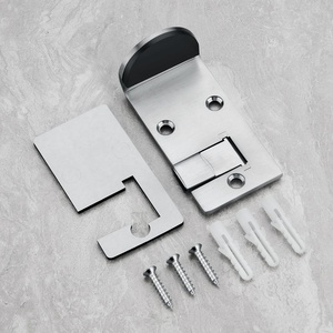 Special door stopper for restaurant door resistant to impact door stopper <b>positioning</b> device made of stainless steel no drill - Product Image 1