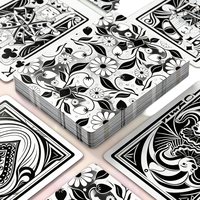 Cartes à Jouer Personnalisées Écologiques en Papier Imperméables – Poker Personnalisé pour Cartes Sportives, Souvenirs de Mariage, Cadeau
