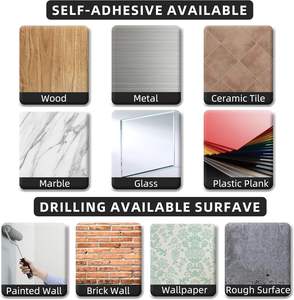 Portasciugamani in carta di alluminio autoadesiva o forata portasciugamani di carta sotto l'armadio <span class=keywords><strong>porta</strong></span> rotolo da cucina - Product Image 6