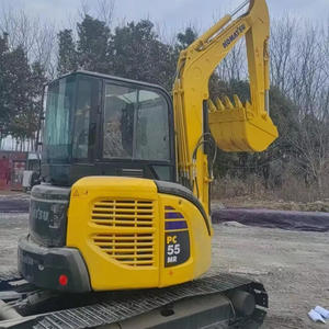Komatsu PC55 ekskavator CE ISO bersertifikat 5 Ton hidrolik sekop 0.22m kapasitas ember untuk pertambangan menggali trench bergerak Tanah - Product Image 1