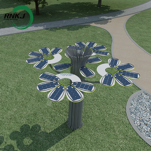 RNKJ Personnalisation spéciale du système solaire de fleurs intelligentes extérieures fournissant de l'électricité arbre solaire - Product Image 1