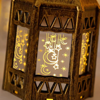 Nicro haute qualité Ramadan plastique Led lumières islamique musulman Festival cadeaux moyen-orient lanterne EID Mubarak fête décoration