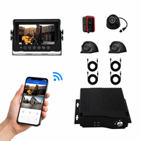 Mini DVR 4 canaux 1080p ADAS DMS DVR WiFi GPS AI MDVR Enregistreur vidéo pour bus, camion, fourgon