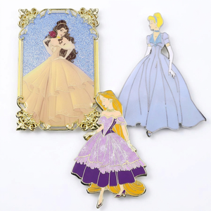 Pin <span class=keywords><strong>de</strong></span> esmalte personalizado <span class=keywords><strong>de</strong></span> princesa, broche <span class=keywords><strong>de</strong></span> dibujos animados con marco vintage <span class=keywords><strong>de</strong></span> esmalte duro con purpurina, insignia coleccionable <span class=keywords><strong>de</strong></span> metal, recuerdo - Product Image 6