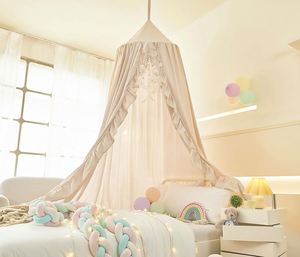 Tente de jeu douce et lisse pour filles, décoration de chambre, château de princesse, moustiquaire de rêve, décoration de literie, baldaquin pour lit d'enfant - Product Image 2