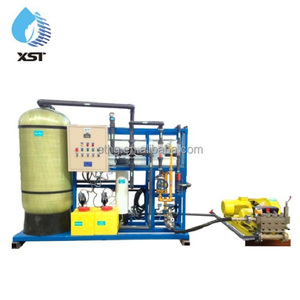 Pequeño 250L/H SWRO Desalinizador <span class=keywords><strong>de</strong></span> <span class=keywords><strong>agua</strong></span> <span class=keywords><strong>de</strong></span> <span class=keywords><strong>mar</strong></span> 1000L Maquinaria <span class=keywords><strong>de</strong></span> tratamiento <span class=keywords><strong>de</strong></span> <span class=keywords><strong>agua</strong></span> con componentes <span class=keywords><strong>de</strong></span> filtro <span class=keywords><strong>de</strong></span> núcleo FRP que incluyen bomba Motor PLC - Product Image 1