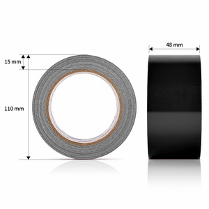 Cinta de Tela Deli 52003, 48mmx20m, Negra, 1 Rollo, Cinta de Reparación Automotriz de Alta Resistencia - Product Image 2