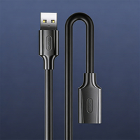 Cable de Extensión USB 2.0 Tipo A Macho a Hembra, Extensor de Datos de 480 Mbps para PC, Impresora, Cámara, Teclado