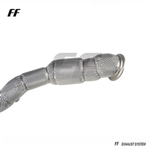 ท่อไอเสียที่ไหลออกมาสูงสำหรับ <span class=keywords><strong>Ferrari</strong></span> <span class=keywords><strong>812</strong></span> SuperFast/<span class=keywords><strong>GTS</strong></span>/competione <span class=keywords><strong>V12</strong></span> 6.5L พร้อมระบบป้องกันความร้อน - Product Image 5