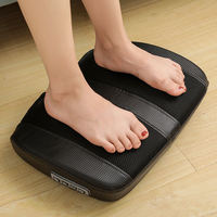 Masseur de pieds électrique vibrant avec compresses chaudes, machine de spa à contrôle de temps pour favoriser la circulation sanguine et soulager la douleur