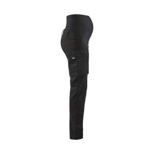 BLAKLADER - 710118309900XL Women's <b>maternity</b> Service <b>trousers</b> with stretch Black - EAN 7330509717165 <b>WORK</b> <b>TROUSERS</b> - Product Image 3