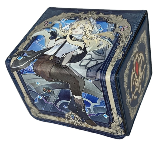 Fashion Premium Pu Sports Card Holder Pokemonn Card Holder Custom Card Deck Box Case