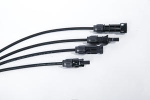 ขั้วต่อพลังงานแสงอาทิตย์1000V ตัวผู้/ตัวเมีย IP67กันน้ำตัวเรือนทองเหลืองสายเคเบิ้ลพีวีมีขนาด1M/3M/5M/10M - Product Image 5