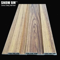 SNOW BM harga rendah instalasi cepat tahan air tahan api GMT PVC langit-langit Panel dinding