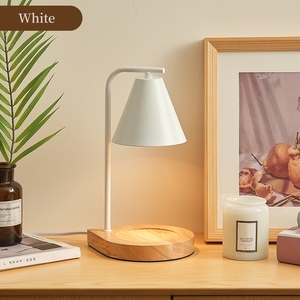Lámpara Calentadora de Velas de Aromaterapia de Madera de Lujo Moderna, Lámpara Eléctrica Minimalista para Derretir Cera para Dormitorio, Sala de Estar, Restaurante - Product Image 5