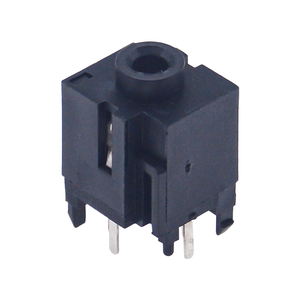 PJ-344 Conector de Audio Estéreo de 3.5mm, Montaje Horizontal de 7 Pines con Manguito Interno de Latón, 180 °   Conector de paso perforado - Product Image 4