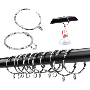 Rustproof Stainless Steel <b>Curtain</b> Ring with Eyelet Smooth Sliding Drapery Ring <b>for</b> Hotel - Product Image 4