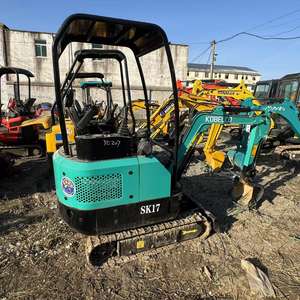 รถขุด SK17 kobelco มือสองรถขุดตีนตะขาบไฮดรอลิก - Product Image 1