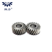 Roda Gigi Presisi Tinggi Untuk Transmisi Planetary Angled 42 Gigi Logam Gear Helical