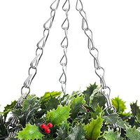 Haute qualité faux extérieur intérieur topiaire boule herbe verte plante ronde boules décoratives rouge Friuit pour la maison jardin fête de mariage