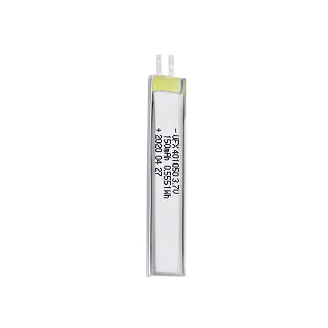 Thin 401050 3.7V 150mAh Li-ion Battery Cell Rechargeable for Wearable Device