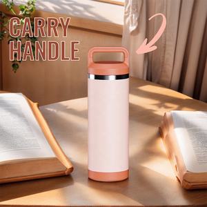 กระติกน้ำสุญญากาศสแตนเลสแบบขายส่ง ปรับแต่งได้ 3 ฝา รักษาความร้อน 6-12 ชั่วโมง เป็นมิตรกับสิ่งแวดล้อม ใช้ซ้ำได้ สำหรับเล่นกีฬา - Product Image 4