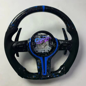 <span class=keywords><strong>Volante</strong></span> de Cuero y Fibra de Carbono para <span class=keywords><strong>BMW</strong></span> F10 F20 M3X1 X5 X6 X4 F30 F32 F33 F34 F35 X3 F25 F36 F80 F2 F22 F23 E46 E90 <span class=keywords><strong>E60</strong></span> - Product Image 3