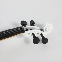 Violon électrique portatif avec raccords et câble, boîtier de casque pour débutants, basse-bois, Instrument cordes, 1 pièce, 4/4