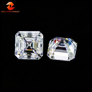GRA Moissanite Asscher Cut D Color VVS Clarity Loose Stone For Jewelry Making - Product Image 4