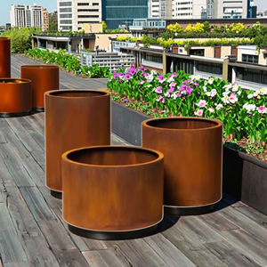 Construisez votre propre <span class=keywords><strong>jardinière</strong></span> en <span class=keywords><strong>acier</strong></span> <span class=keywords><strong>corten</strong></span> Choisissez la taille, le fond, le drainage 12 "à 48" diamètre <span class=keywords><strong>jardinière</strong></span> ronde personnalisée en <span class=keywords><strong>acier</strong></span> <span class=keywords><strong>corten</strong></span> - Product Image 4