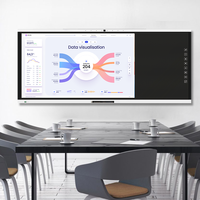 Pantalla Interactiva Inteligente EIBOARD de 94 Pulgadas, 4K LED IR, 20 Puntos Táctiles, Antideslumbrante, para Conferencias, Salas de Juntas, Educación y Reuniones