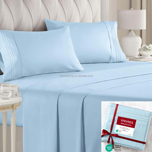 Parure <span class=keywords><strong>de</strong></span> draps <span class=keywords><strong>de</strong></span> massage en microfibre 100% polyester 90 g/m², broderie trois lignes, prix avantageux, <span class=keywords><strong>de</strong></span> VITOTEX - Product Image 1