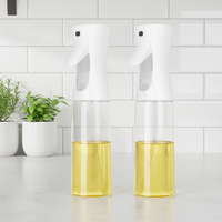 Distributeur et vaporisateur d'huile de cuisson 2-en-1 pour cuisine, 500 ml, idéal pour la pâtisserie et le barbecue, pour l'huile d'olive et autres ingrédients