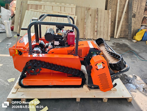 Vente directe usine Tondeuse à gazon à chenilles à moteur avec lame rotative, largeur de coupe 800/1000/1200mm, télécommandée, type Go-Kart - Product Image 6