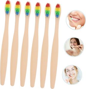 Brosse à dents jetable en gros 100 % biodégradable naturelle avec manche en bois et poils en charbon de bois pour usage domestique - Product Image 3