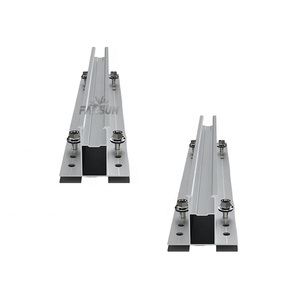 Système de montage solaire pour toiture métallique ondulée FarSun, structure de toiture à rail court, rails de montage - Product Image 6