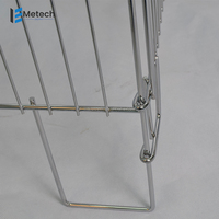 Panier en fil métallique robuste pour les tables d'affichage au détail et de promotion Solution de stockage de benne basculante