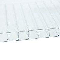 Service de traitement de coupe personnalisable 10mm 16mm Twin Wall Multiwall Polycarbonate Sheet PC Sun Sheets PC Embossed Sheets