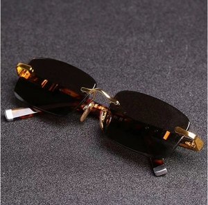 Gafas de Sol de Piedra Original de Alta Gama con <span class=keywords><strong>Lentes</strong></span> de Cristal Polarizadas, Protección Ocular, Gafas de Cristal - Product Image 3