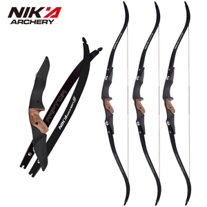 Arco recurvo Elong Outdoor Archer para diestros, modelo ET-1 S Riser con extremidades Raptor, para caza y tiro con arco. - Product Image 1